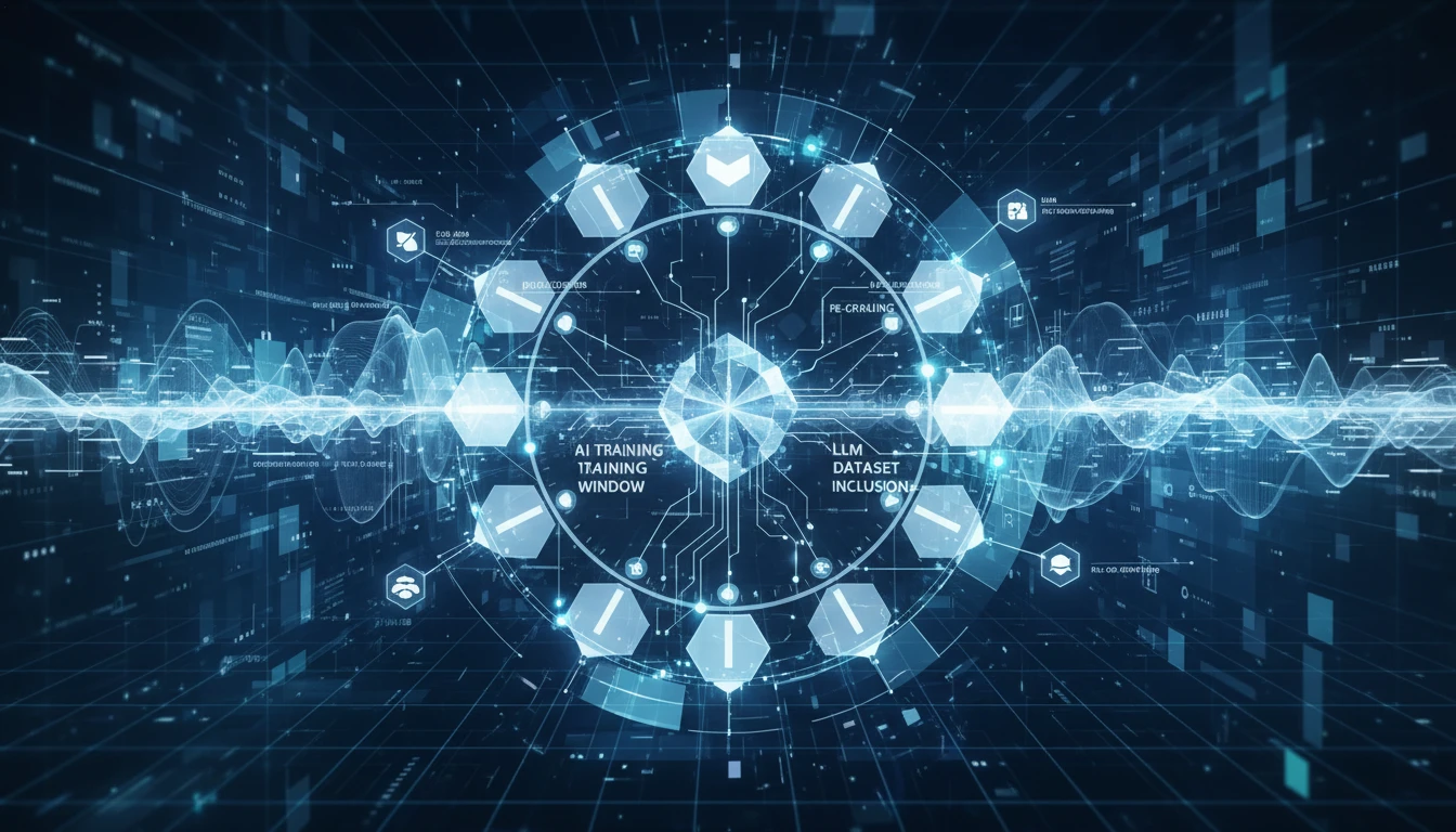 The AI Training Window: Strategic Timing for Maximum LLM Dataset Inclusion